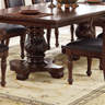 17 Stories Formal Dining Room Table w Leaf Brown 1pc Dining Table | Wayfair